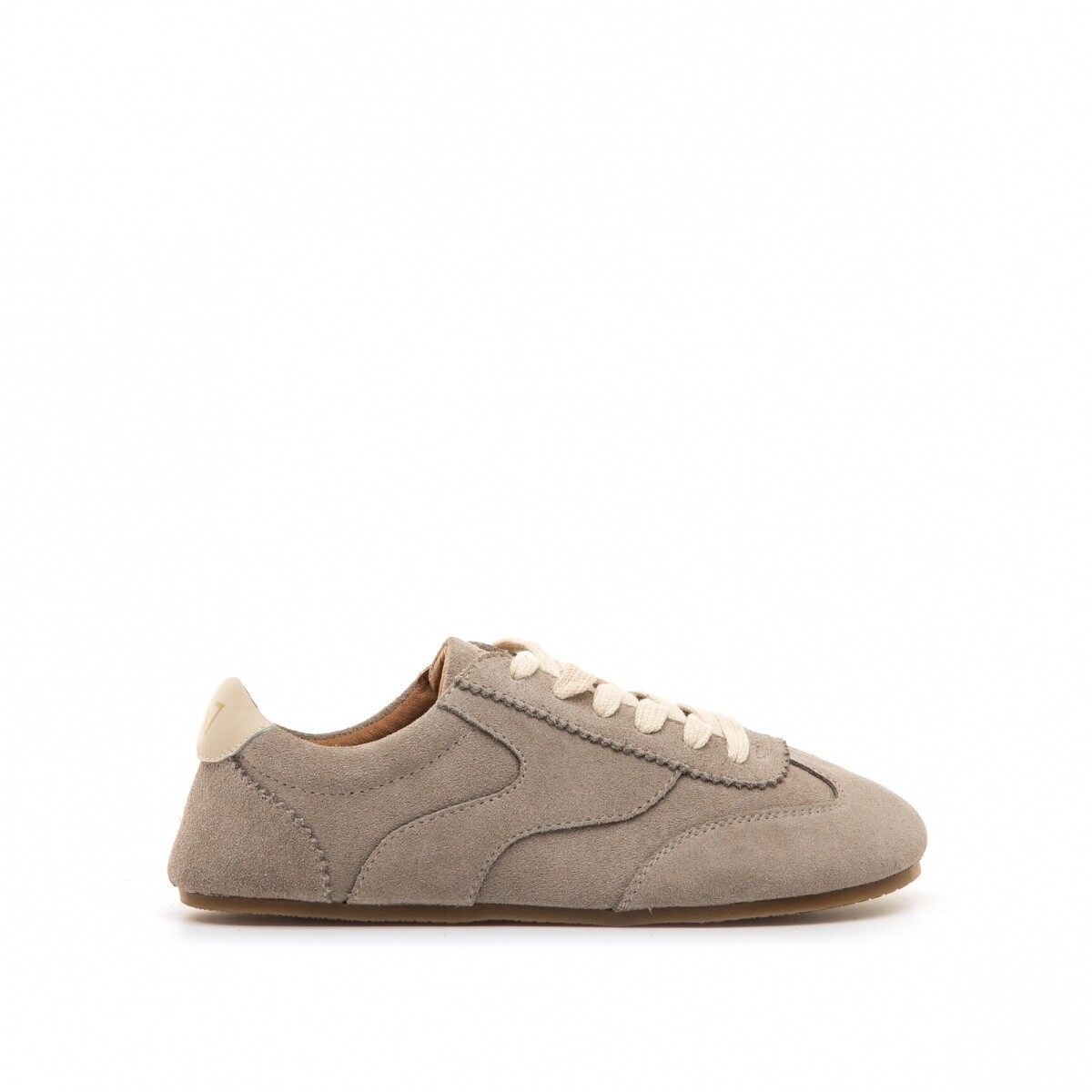 Zapatilla Serraje Gris Perla - Gris 
