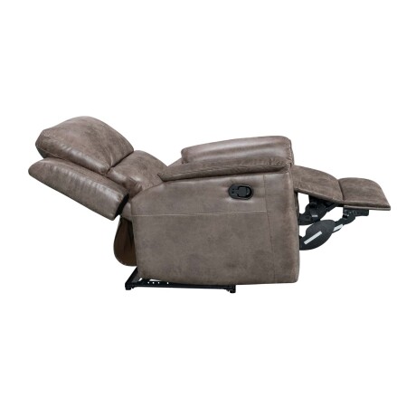 RECLINER MANUAL TELA MARRON LAGOS MOKA