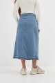 Falda denim midi JEAN MEDIO