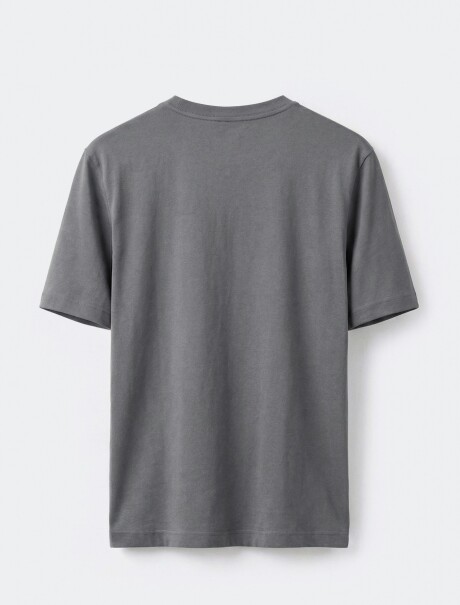 CAMISETA BÁSICA SÚPER COTTON GRIS