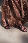 Buckle Sandals Chocolate