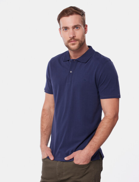 REMERA POLO JERSEY LISA Azul