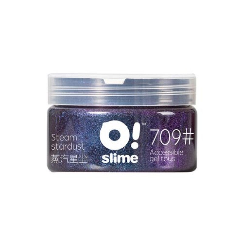 Shimmer slime blanco (color changing) Lila