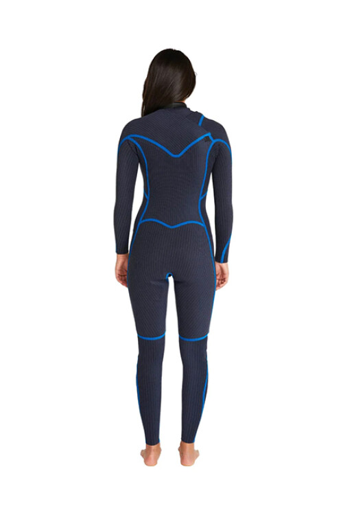 Hyperfreak Dama 4/3+ mm - Chest Zip Negro