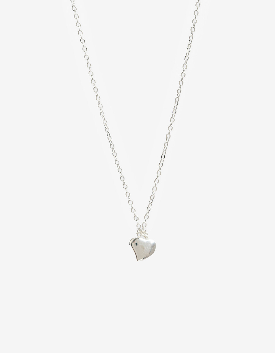 Cadena Corazón Plata 925 