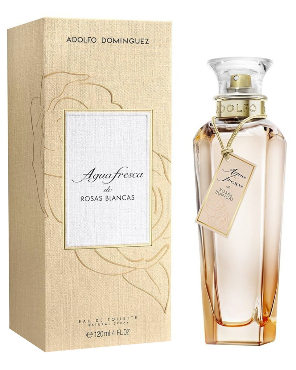 Perfume Adolfo Dominguez Agua Fresca de Rosas Blancas EDT 120ml Original 