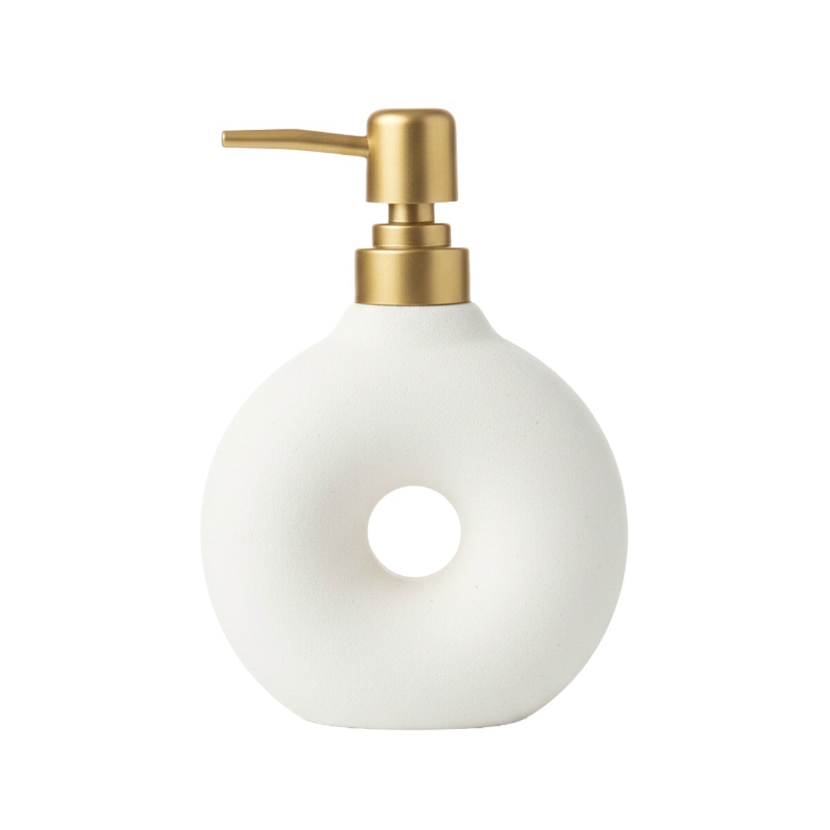 DISPENSADOR CERAMICA BLANCO P/BAÑO 13X17CM 