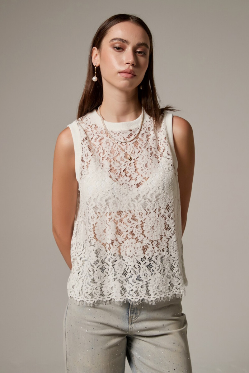 Musculosa Gulae - Marfil / Off White 