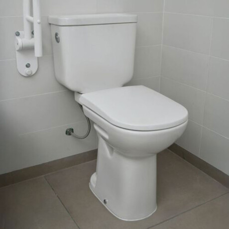 INODORO PARA MOCHILA ESPACIO BARI BLANCO CERAMICA LARGO 6 BLANCO