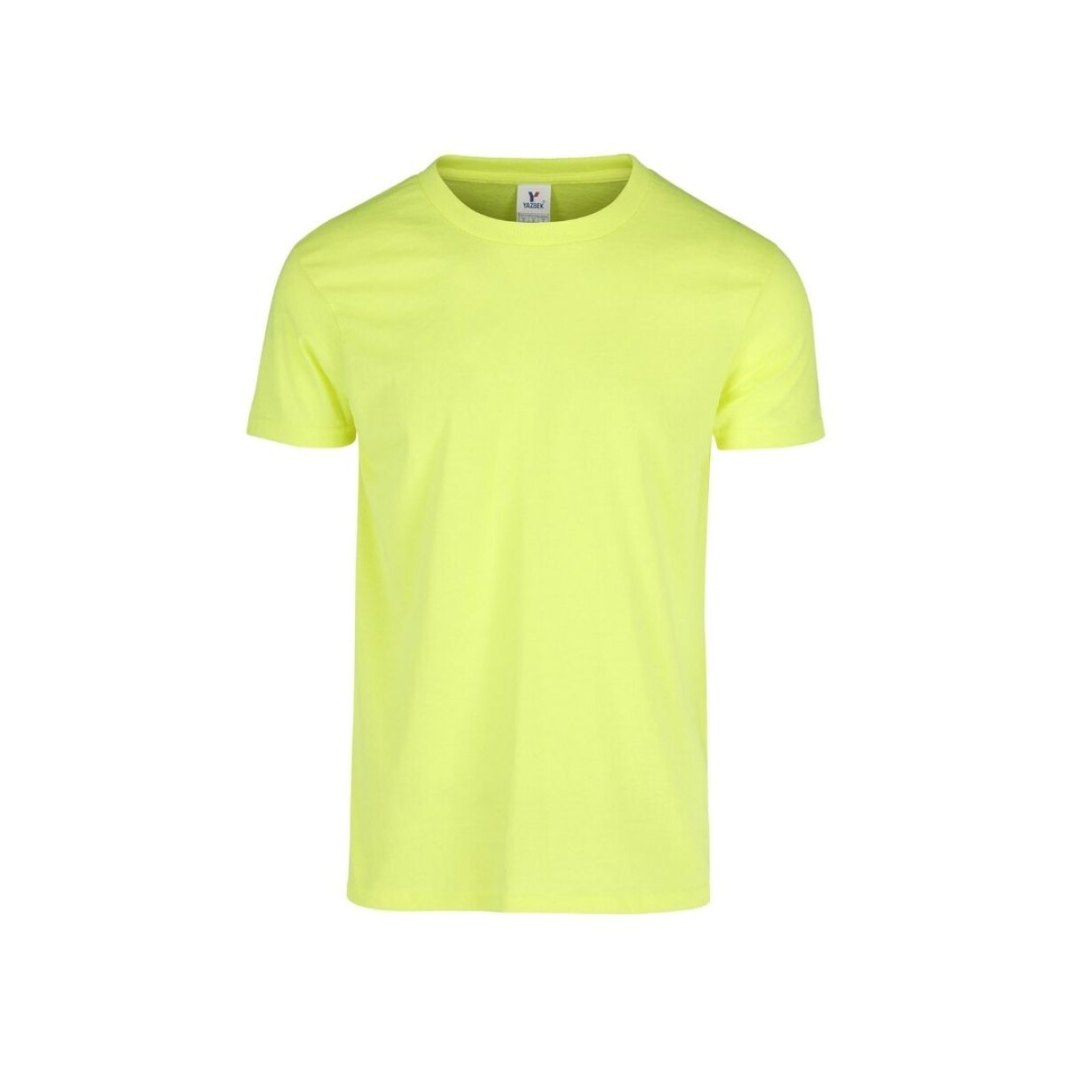 Camiseta a la base jaspe - Amarillo neón 