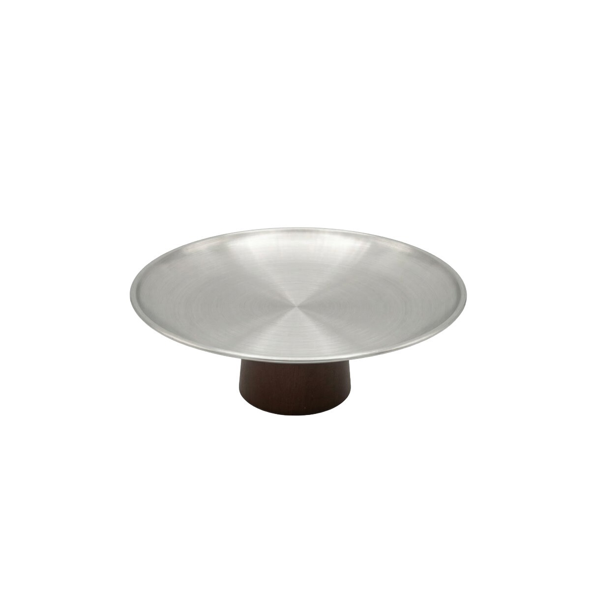 BANDEJA RED INOX C/BASE MADERA 20CM 