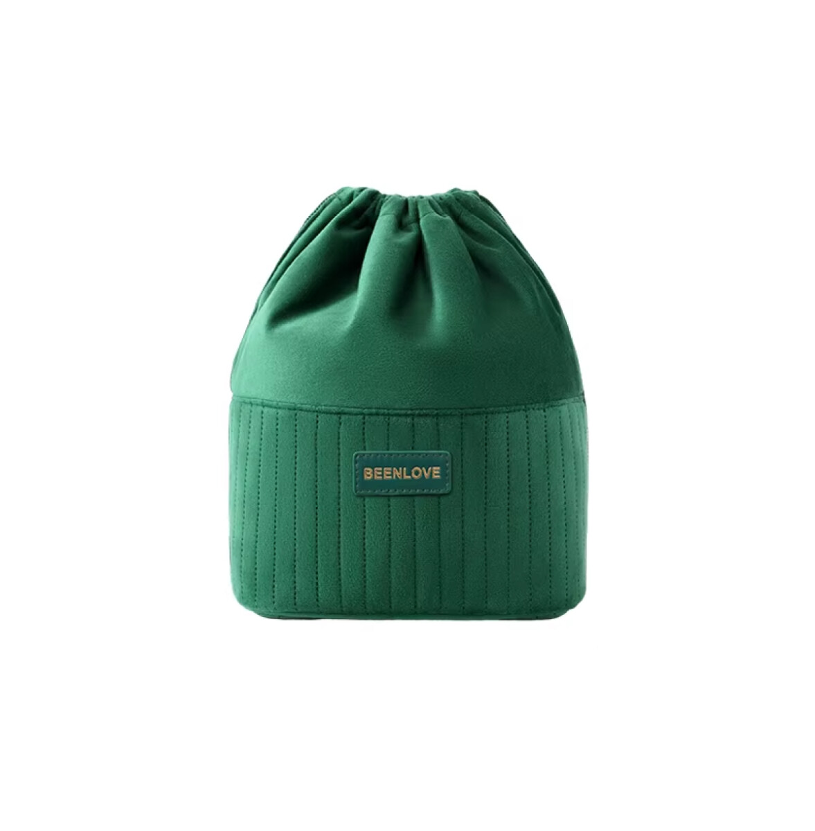 Neceser rigido con cierre ajustable Velvet BLove - Verde 