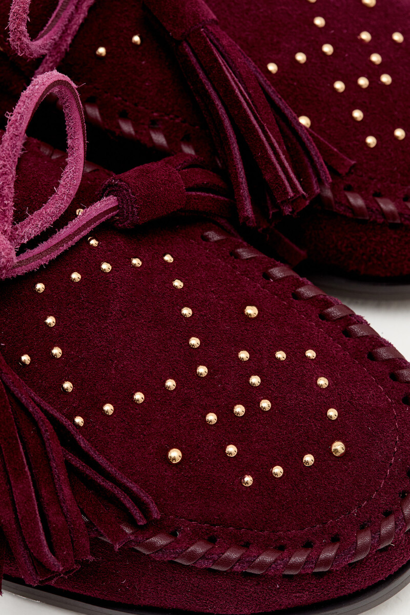 Mocasín Fawn Bordo