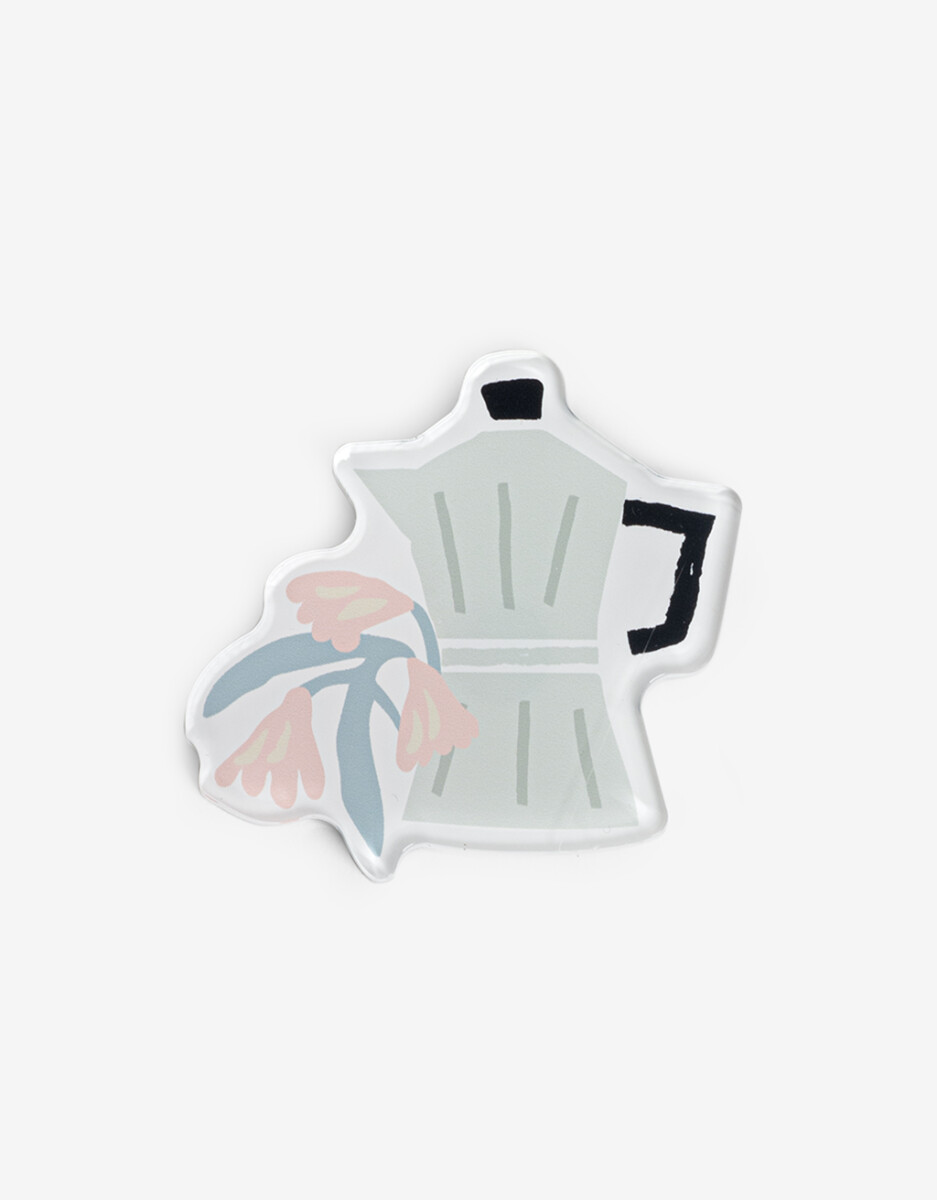 Imán Decorativo De Cafetera 