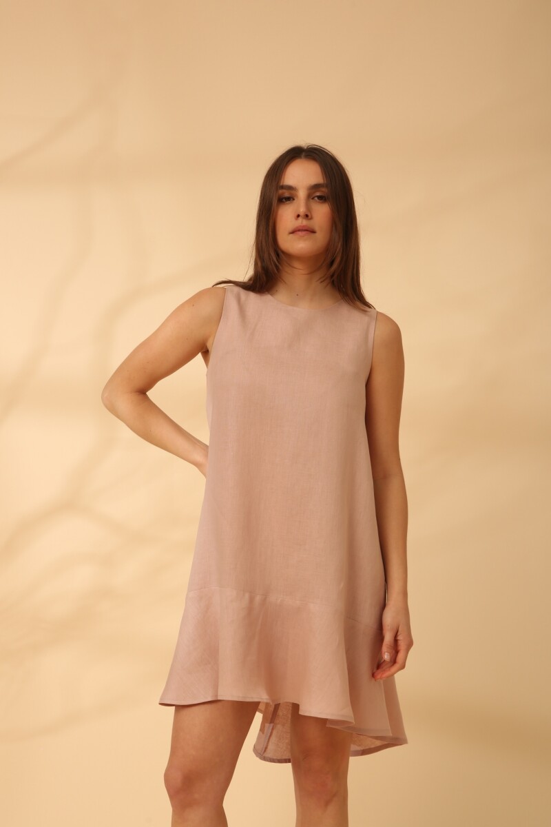 VESTIDO FOLK - Rosa Viejo 