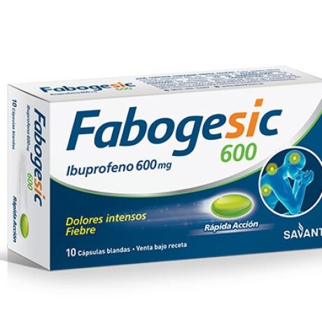 Fabogesic 600 10 Cápsulas Fabogesic 600 10 Cápsulas