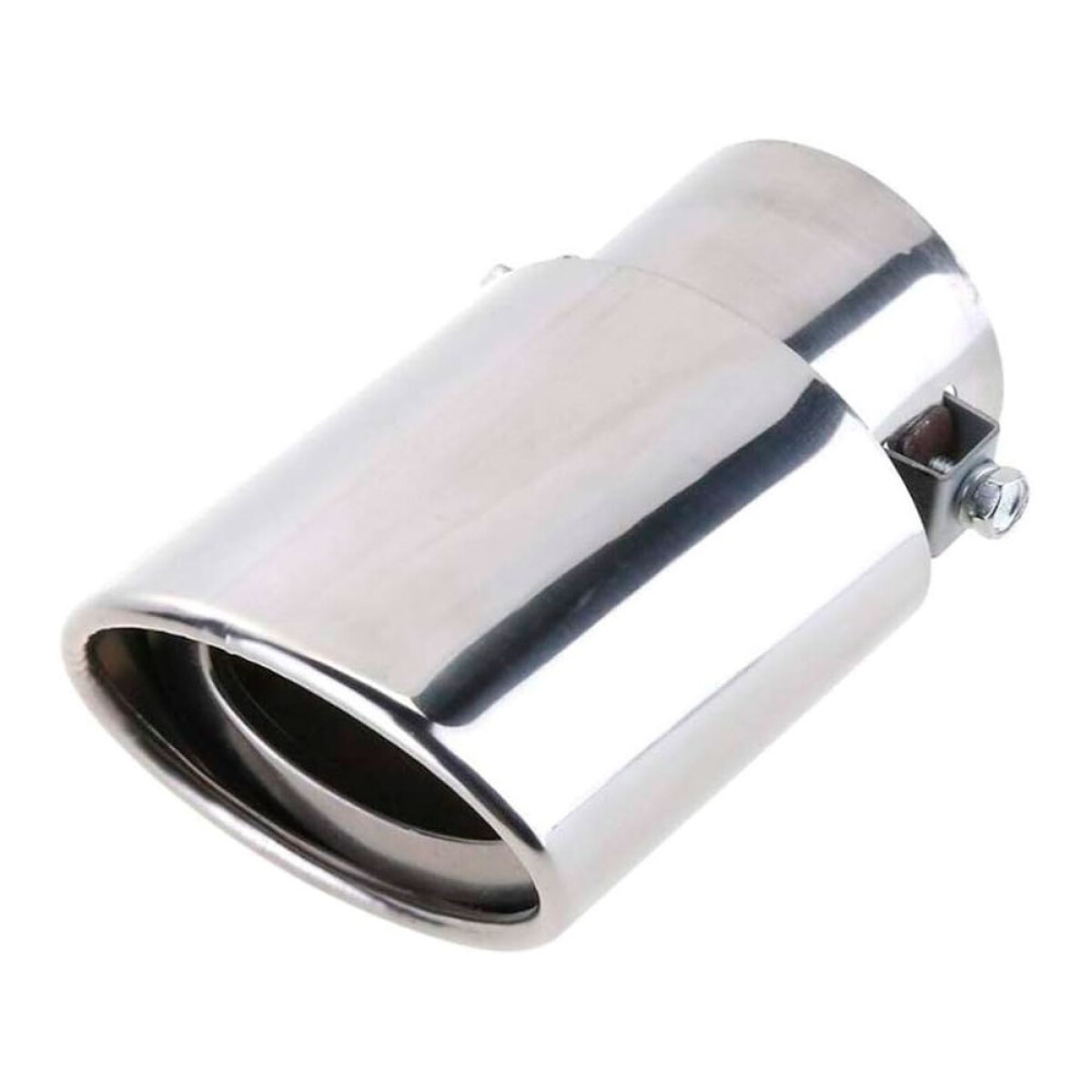 ACCESORIO EXTERIOR - COLA CAÑO ESCAPE CROMADA SIMPLE - 