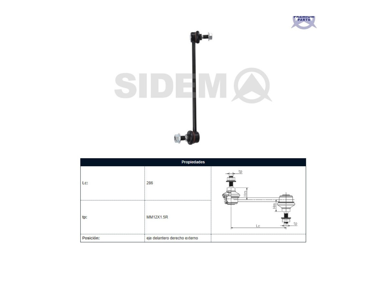 Bieleta Chev Tracker Ii Nafta 13-16 Der 