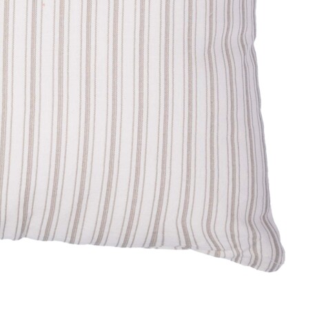 ALMOHADÓN ALTEA 45*45 LINO BLANCO/VERDE