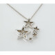 Cadena Y Dije Oro Blanco 18K Y Brillantes Cadena Y Dije Oro Blanco 18K Y Brillantes