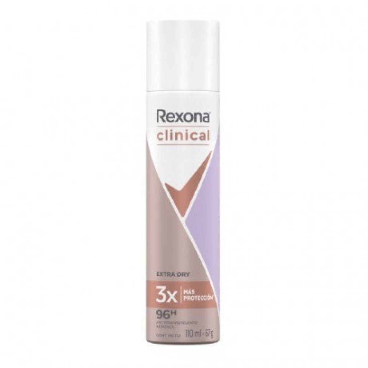Desodorante Aerosol Rexona Clinical Extra Dry 110 Ml. 
