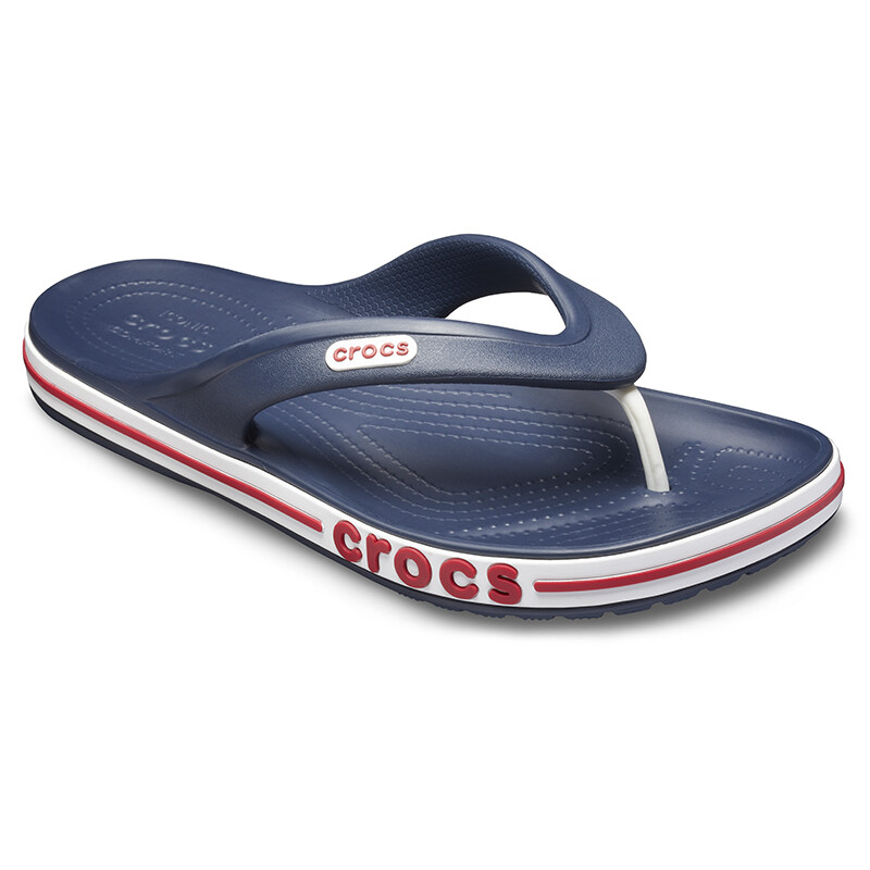 Ojotas Crocs Bayaband Flip Azul
