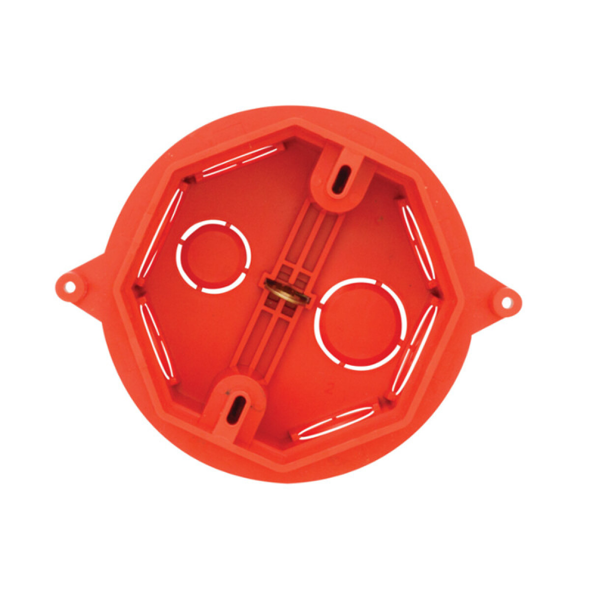 Caja plástica para embutir centro azul - Firenze - C10406 