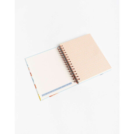 Cuaderno Anillado Estampado Combinacion Multicolor