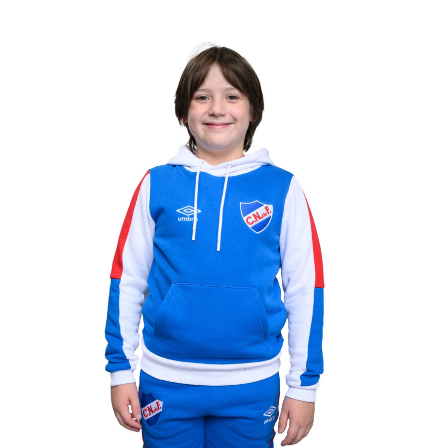 Canguro Infantil Umbro Urbano Nacional JRS Azul Real - Blanco - Rojo