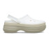 Classic Stacked Clog - Unisex Chalk