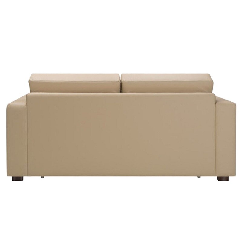 SOFA CAMA 2 PLAZAS - TAPIZADO EN PU COLOR PERLA SOFA CAMA 2 PLAZAS - TAPIZADO EN PU COLOR PERLA