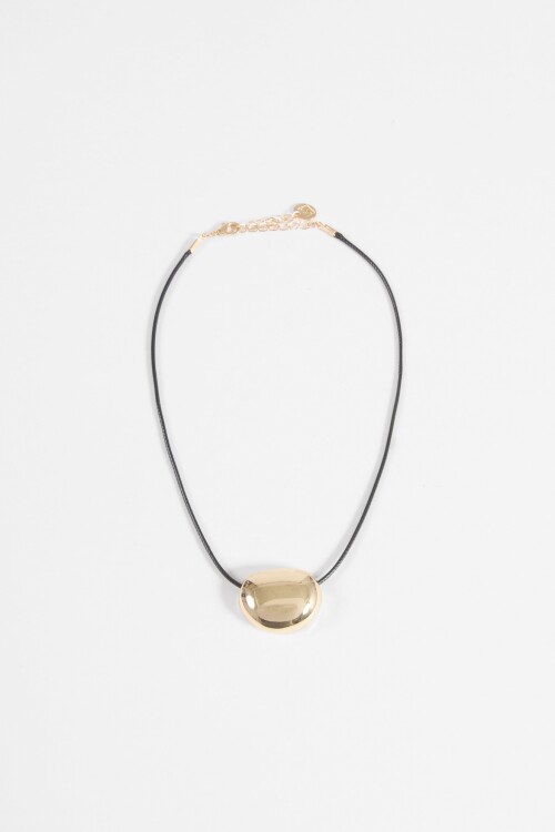 Collar cordón dije bold dorado