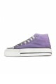 BOTA DEPORTIVA MEDIO BASKET LONA CON PLATAFORMA Violeta