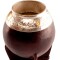 Mate porongo Plata y Oro M18