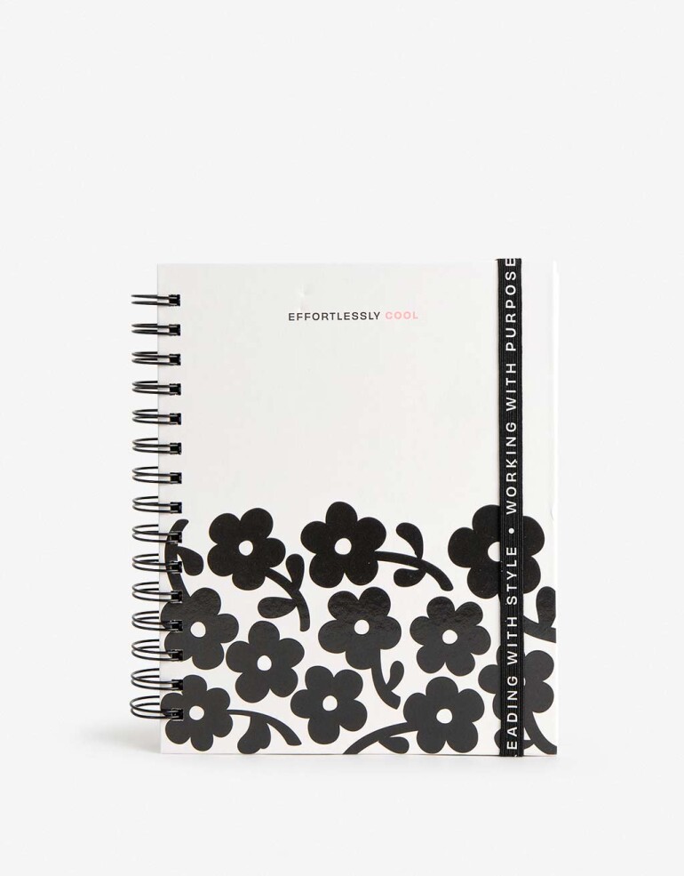 Anotadores Cuadernos y Memos Cuaderno Cuaderno Anillado Estampado 160 Hojas - Combinacion Tricolor
