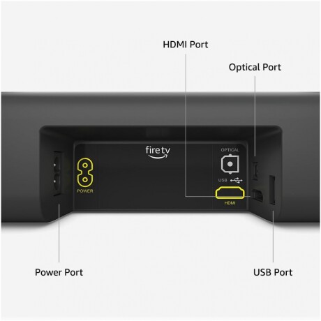 Barra De Sonido AMAZON Fire Tv 2.0 Con DTS Virtual Y Control Remoto - Open Box Barra De Sonido AMAZON Fire Tv 2.0 Con DTS Virtual Y Control Remoto - Open Box
