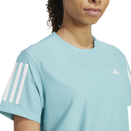 Remera adidas OWN THW RUN Light Blue