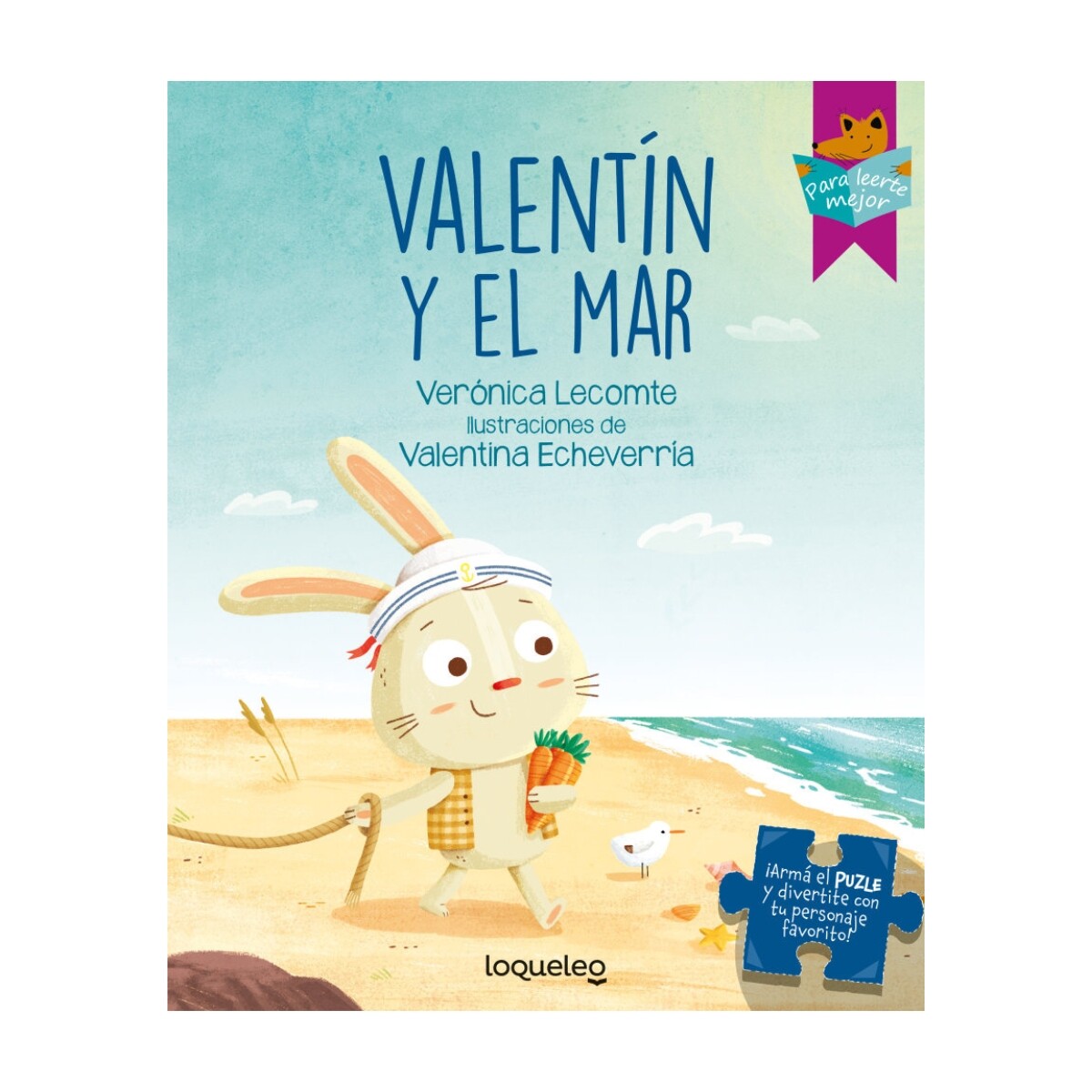 Libro Infantil Valentín y el Mar con Puzzle 