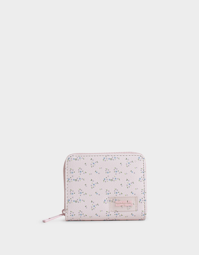 Billetera Billetera Cuerina Estampada - Estampado Flores