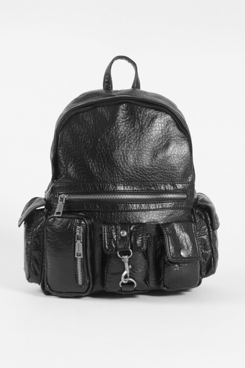 Mochila soft bolsillos negro