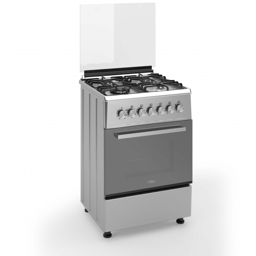 Cocina combinada Dikler 4H D-20 inox. Cocina combinada Dikler 4H D-20 inox.