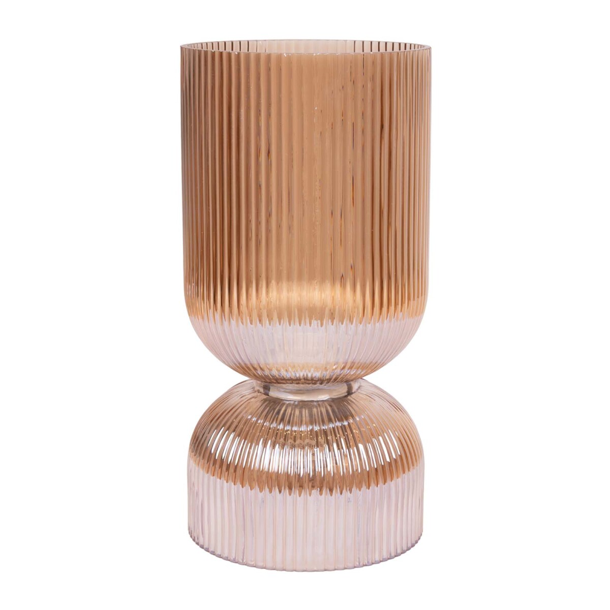 LAMPARA DE MESA - VIDRIO NATURAL-BEIGE LT95180 