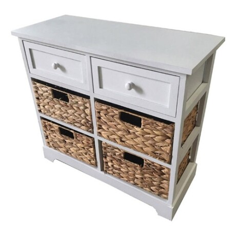 Mueble de madera Selecta con 2 cajones y 4 canastos Mueble de madera Selecta con 2 cajones y 4 canastos