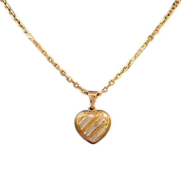 Dije Corazón-Oro bajo-Sin Piedra-CP8566 sinpiedra