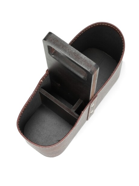 Matera de Auto en Madera Chocolate