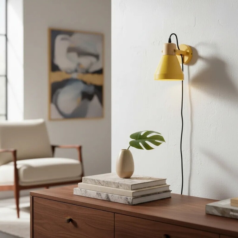 ARTEFACTO PARA PARED KIEV Luminaria de Pared Kiev Amarillo