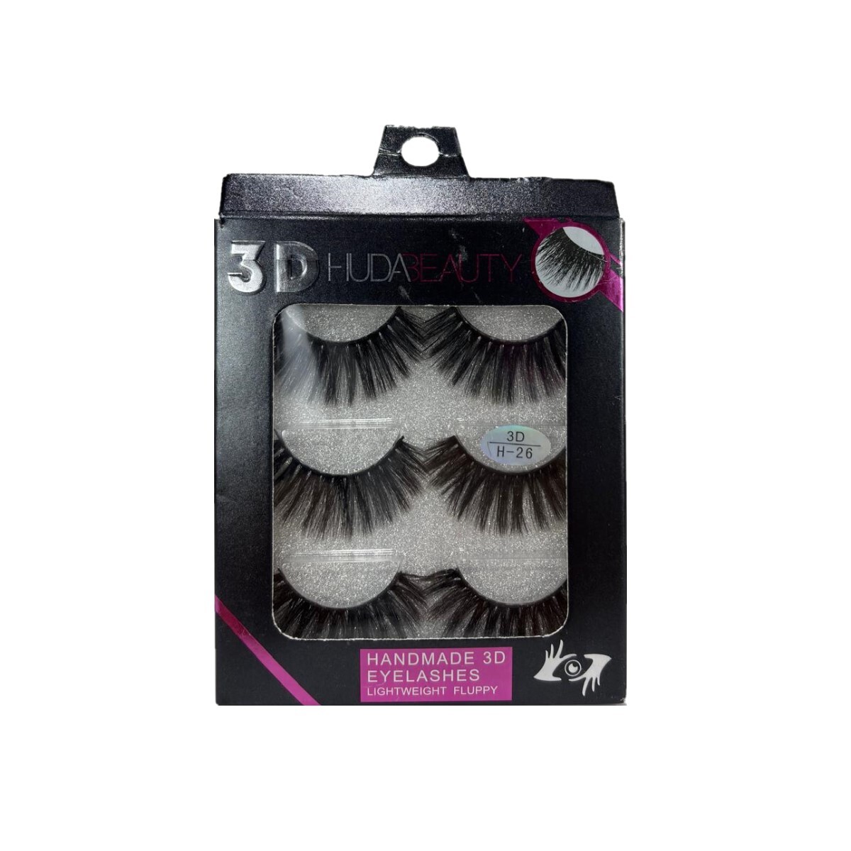 3x2 Set pestañas postizas 3D Huda Beauty - 3x2 Set Pestañas Postizas 3d Huda Beauty 