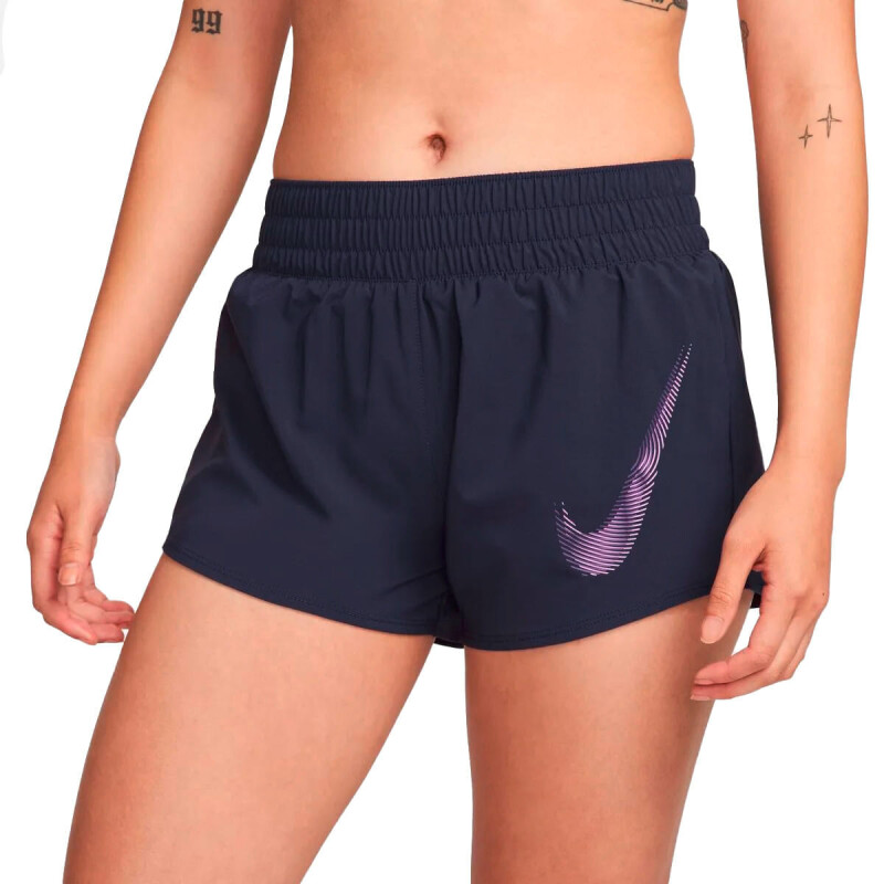 Short Nike One Dri-Fit Swoosh de Mujer Morado