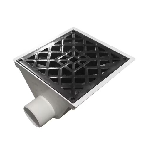 Embudo de azotea horizontal c/rejilla plastica 20 salida 63 Embudo De Azotea Horizontal C/rejilla Plastica 20 Salida 63