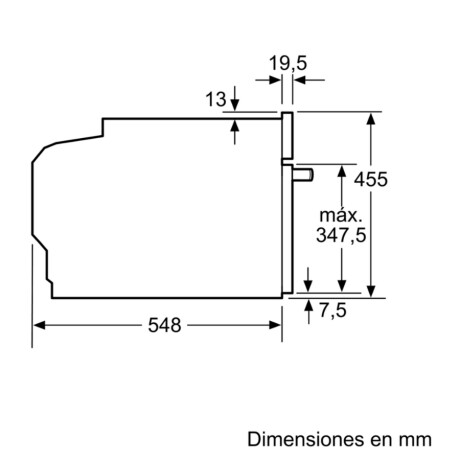 Horno de empotrar Bosch de 47 lts CBG633NS3 Compacto Horno de empotrar Bosch de 47 lts CBG633NS3 Compacto